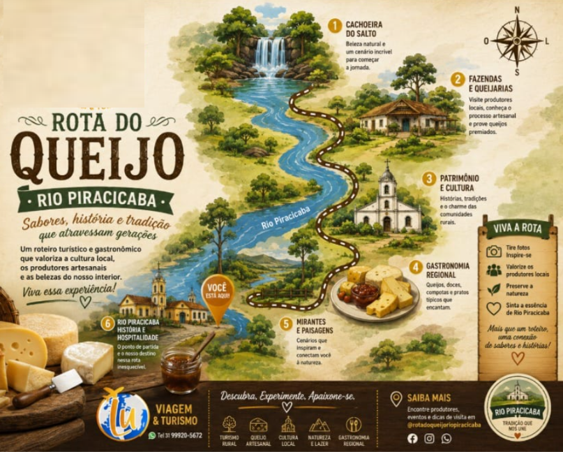 Rota do Queijo - Rio Piracicaba